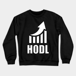 HODL! Cryptocurrency Investing Crewneck Sweatshirt
